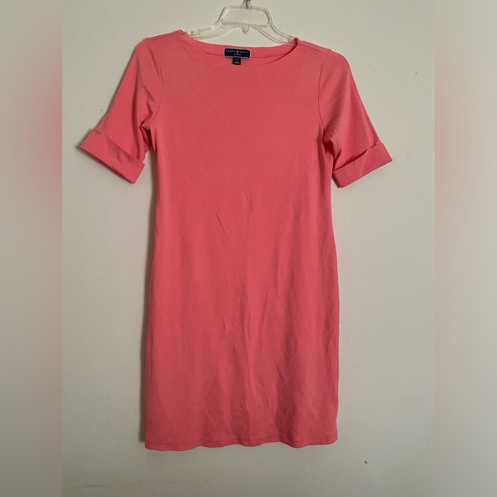Karen Scott Sport Womens Size Small
Cotton Cuffed-Sleeve Dress